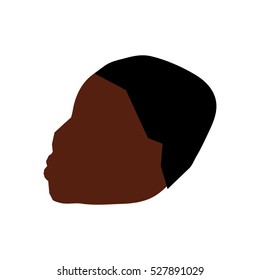 african kid boy icon vector illustration graphic design
