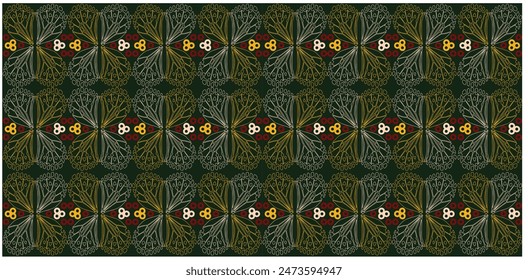  African kitenge design pattern, seamless background design pattern.