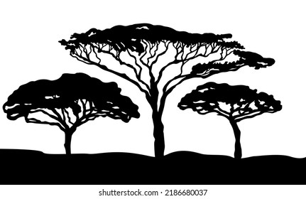 32,087 African Landscape Silhouette Images, Stock Photos & Vectors ...