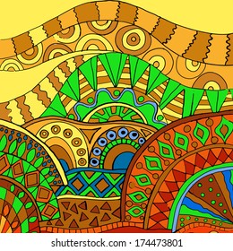 African Landscape.Southern landscape