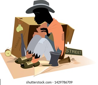 Homeless Person Cartoon High Res Stock Images Shutterstock