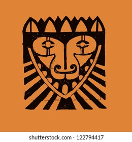 African mask