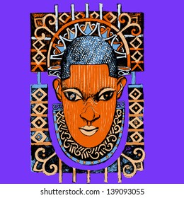 African mask