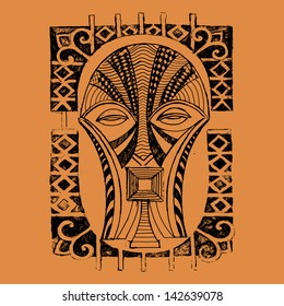 African mask