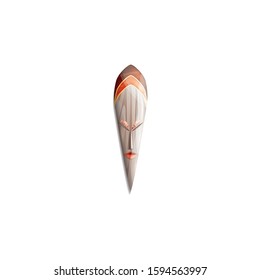 African mask transparent icon Vector