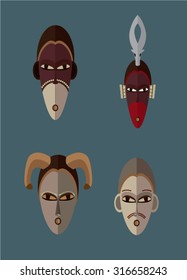 African masks