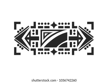 African Motif 4 vector