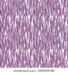 Motivos africanos para tejidos, superficies. Cebra, líneas blancas púrpura de tigre sobre un fondo morado. Estilo moderno a rayas de moda. 