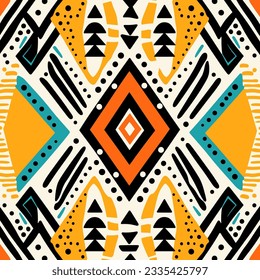 African mud cloth pattern artwork