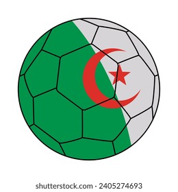 african nations cup soccer illustration isolated