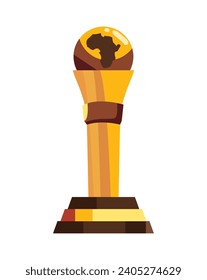 african nations cup trophy illustration