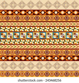 African ornament - seamless pattern