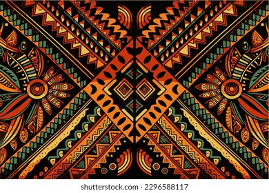 fondo de mosaico africano con motivo africano tradicional Diseño para fondo, alfombra, papel pintado, envoltura,Batik,tela