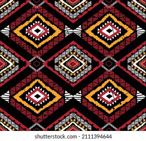 African pattern ,American pattern Folk embroidery, ethnic abstract .Seamless geometric pattern in tribal, and.Aztec geometric art ornament print.carpet,wallpaper,clothing,wrapping,fabric,cover,textile