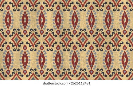 African pattern geometric ethnic pattern, pixel pattern seamless vector illustration native American geometric Aztec decor, design for bandana print woven carpet background wallpaper blanket clothing.
