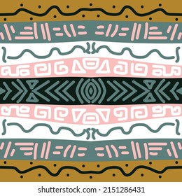 African pattern African Navajo fabric national pattern ornament Aztec traditional Geometric Mexican art print set design wallpaper paper tapestry texture Boho color background