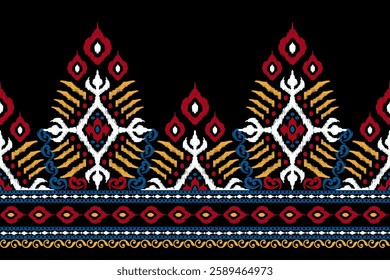 African pattern,African floral pattern,vector illustration,abstract background,Ikat floral pattern,Aztec style,hand drawn.design for texture,fabric,clothing,decoration,print,scarf,fashion design,rug.