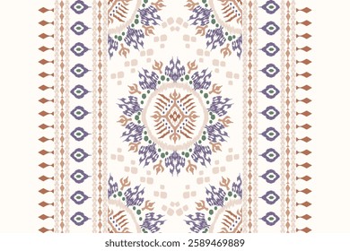 African pattern,African floral pattern,vector illustration,abstract background,Ikat floral pattern,Aztec style,hand drawn.design for texture,fabric,clothing,decoration,print,scarf,fashion design,rug.