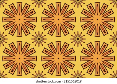 African Patterns Wallpaper With Flowers  Fabric From Africa  Navajo Nation Pattern Seamless Ornament Ethnic Traditional Art Mexican Dress Design For Print Wallpaper Paper Texture Background