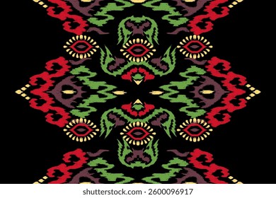 African pattern,silk pattern,African floral seamless,vector illustration,Aztec style,abstract background,traditional embroidery,hand drawn.design for texture,fabric,clothing,decoration,sarong,print