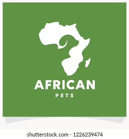 African Pets Logo Design Template