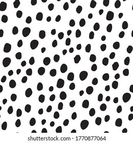 African Print Dirt. Cheetah Animal Blot. Seamless Dot Polkadot. White Animal Grunge. Animal Stain. Black Hand Ink Dirty Blob. Graffiti Fur Cheetah Pattern. Seamless Row Pattern. Dalmatian Dots Texture