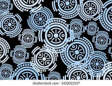 African Print fabric, Ethnic handmade ornament for your design, Ethnic and tribal motifs geometric elements. Vector texture, afro textile Ankara fashion style. Pareo wrap dress, batik carpet style