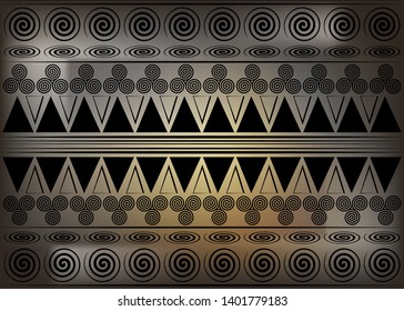 African Print fabric, Old Ethnic handmade ornament for your design, Ethnic and tribal motifs geometric elements. Vector texture, afro textile Ankara fashion style. Pareo wrap dress, batik style