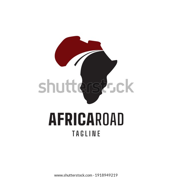 African\
road logo design illustration vector\
template