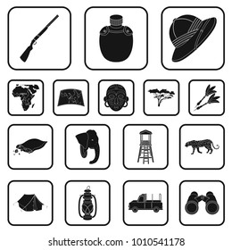 African Safari Icons High Res Stock Images Shutterstock