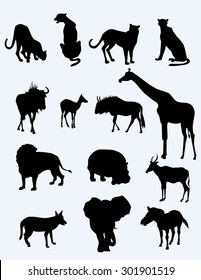 African Safari Set Animals