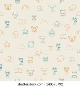 African seamless pattern