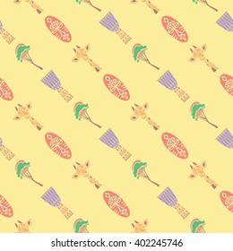 African seamless pattern