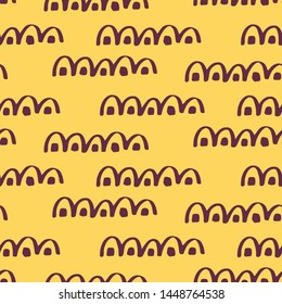 African seamless pattern. Ethnic tribal aztec geometric ornament for textile and surface design, package, wrapping paper, wallpaper, web page background.