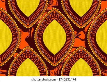 african seamless pattern, picture art and abstract background, vector illustration file.