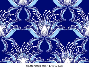 african seamless pattern, picture art and abstract background.