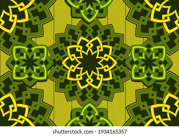 african seamless pattern, picture art and abstract background.