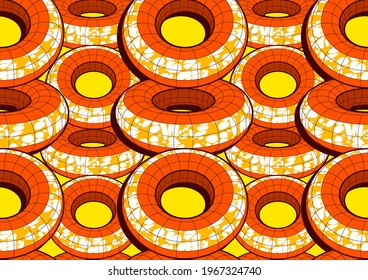 african seamless pattern, picture art and abstract background.