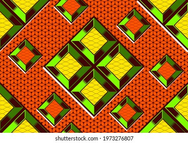 african seamless pattern, picture art and abstract background.