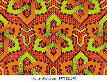 african seamless pattern, picture art and abstract background.