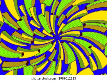 african seamless pattern, picture art and abstract background.