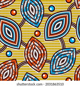 african seamless pattern, picture art and abstract background.