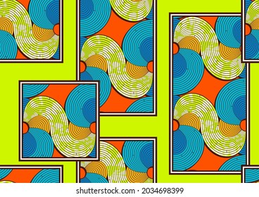 african seamless pattern, picture art and abstract background.