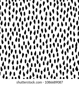 African seamless pattern. Tribal ornaments. White background. Hand drawn elements. Vector. 
