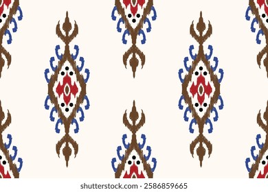 African seamless pattern,African floral seamless pattern,vector illustration,abstract background,Ikat floral pattern,Aztec style,design for texture,fabric,clothing,decoration,print,tile,fashion design