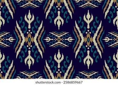 African seamless pattern,African floral seamless pattern,vector illustration,abstract background,Ikat floral pattern,Aztec style,design for texture,fabric,clothing,decoration,print,tile,fashion design