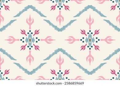 African seamless pattern,African floral seamless pattern,vector illustration,abstract background,Ikat floral pattern,Aztec style,design for texture,fabric,clothing,decoration,print,tile,fashion design