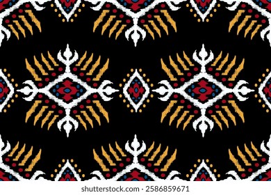 African seamless pattern,African floral seamless pattern,vector illustration,abstract background,Ikat floral pattern,Aztec style,design for texture,fabric,clothing,decoration,print,tile,fashion design