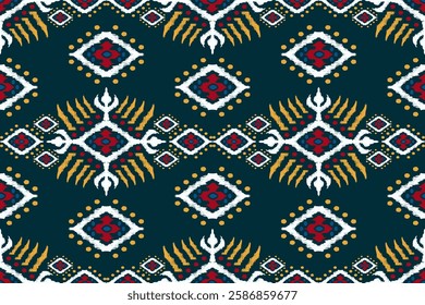 African seamless pattern,African floral seamless pattern,vector illustration,abstract background,Ikat floral pattern,Aztec style,design for texture,fabric,clothing,decoration,print,tile,fashion design