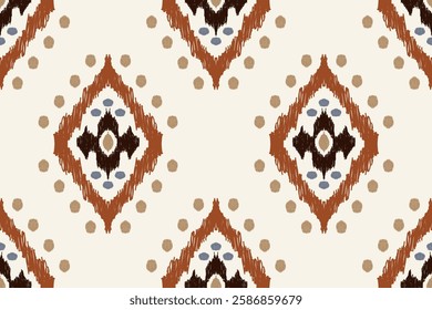 African seamless pattern,African floral seamless pattern,vector illustration,abstract background,Ikat floral pattern,Aztec style,design for texture,fabric,clothing,decoration,print,tile,fashion design